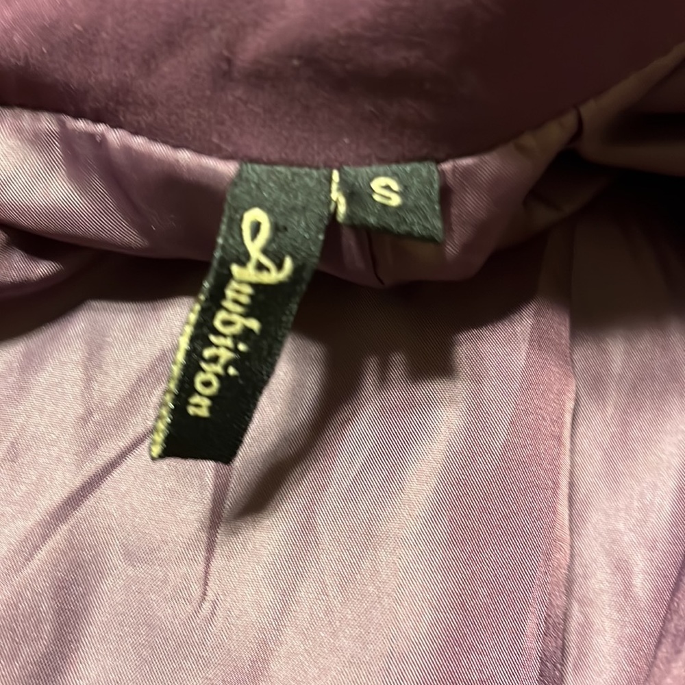Ambition Purple Trench Coat - Picture 7 of 8